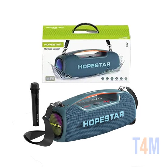 Coluna Bluetooth Hopestar A60 100W Azul
